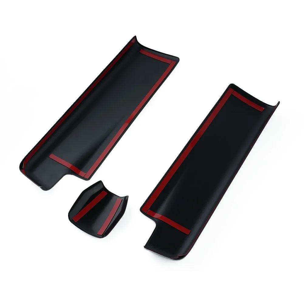 Carbon Fiber Center Armrest Box Cover For Mercedes-Benz Automobile Console Arm Rest Storage Box Lid Cover Interior Decor Sticker