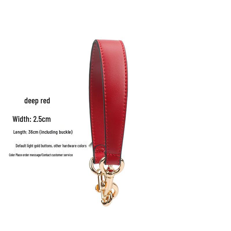 Black PU Handbag Replacement Strap: Women's Underarm Bag, Short Single Shoulder Handle, Trendy Plain Design