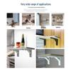Stainless Steel Folding Triangle Bracket Wall Shelf Spring Rack F-Type Support.
