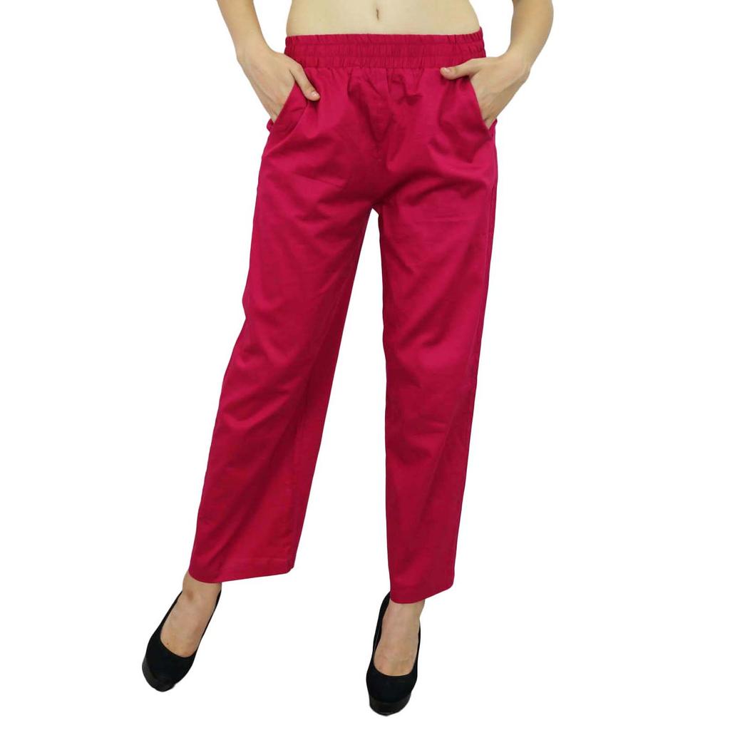Bimba Women Long Pajama With Pockets Modal Cotton Night Pyjama Sleepwear
