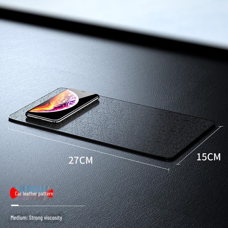 Bil Anti-Slip Matta: Telefonhållare, Prydnader, Förvaring, Solskydd och Värmebeständighet.