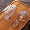 Plastic Cocktail Shaker Drink Mixer with Scale Thickened PC Material Milk Tea Shake Bottle 350/500/700/1000ML Bar Mixing Tool