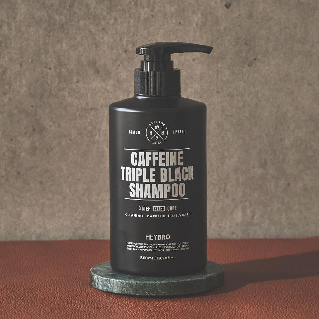 Caffeine Triple Black Hair Loss Relief Volume Shampoo 500ml