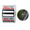 Easy-toOil Change Service Reminder Stickers Low-Tack 2x2 Car Adhesive