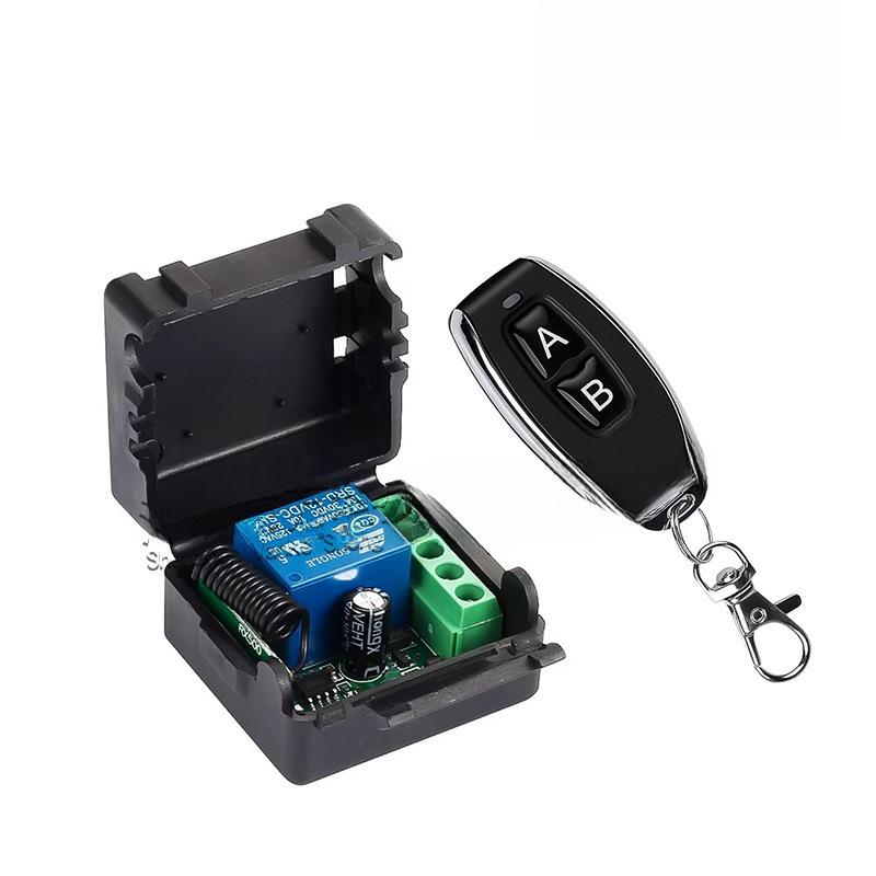 Comutator de telecomandă fără fir cu putere redusă, 12 V, un singur canal, 433 MHz