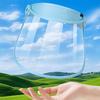 Reusable Clear Face Cover Breathable Full Face Shield  Outdoor Activities