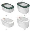 Cafe Moisture-proof Rice Bucket Transparent Visible Easy To Store Timed Fresh Rice Bucket Household