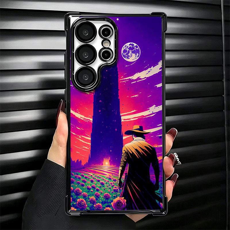 Stephen King The Dark Tower Soft Phone Case For Samsung Galaxy S26 Ultra S25 Edge S24 FE S23 Plus S22 S21 + S20 Plating Anti-Fal