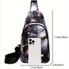 Lightweight & Comfortable Quilted Crossbody Chest Bag - Versatile Solid Color, Casual Outings & Travel Women's Sling Shoulder Purse