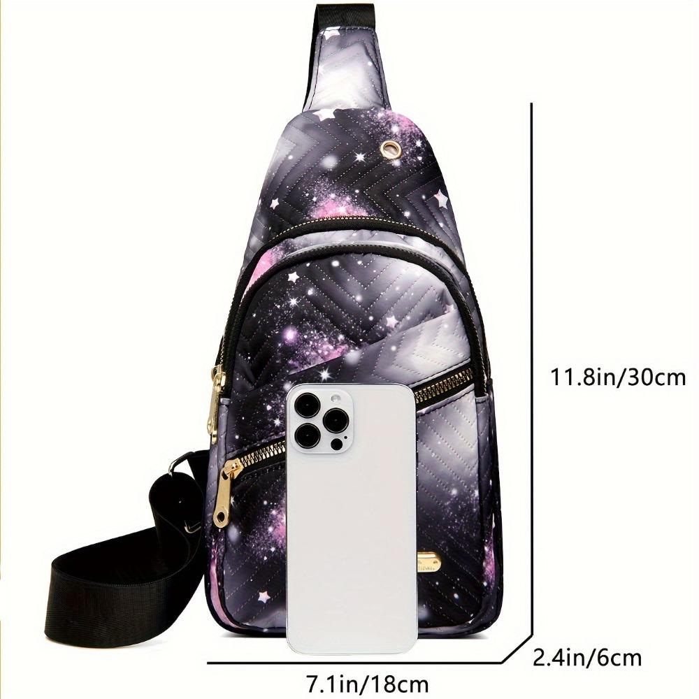 Lightweight & Comfortable Quilted Crossbody Chest Bag - Versatile Solid Color, Casual Outings & Travel Women's Sling Shoulder Purse