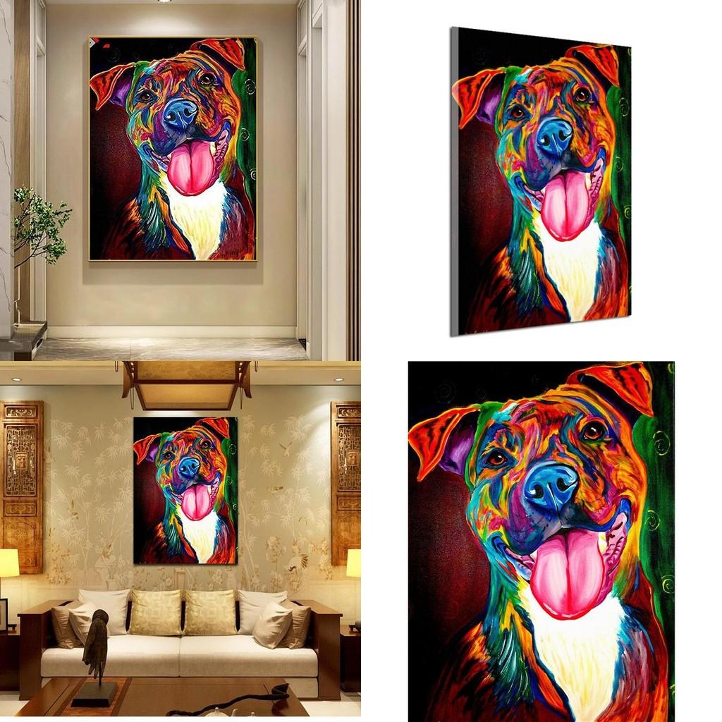 Nordic Animal Illustration On Oil Canvas For Home Interior Modern Decoration