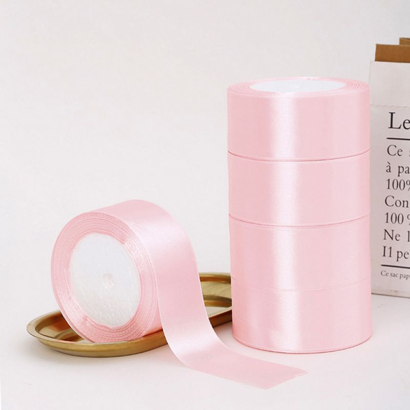 22meter/Roll 4cm Satin Ribbon for Crafts Bow Gift Wrapping Bows Making Floral Bouquets DIY Wreaths Party Wedding Decor