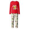 Christmas Day Prints Family Matching Long Sleeve Tops+Pants Set Family Matching Sets