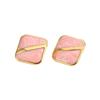 Elegant Irregular French Drop Earrings for Women - Titanium Stainless Steel Jewelry