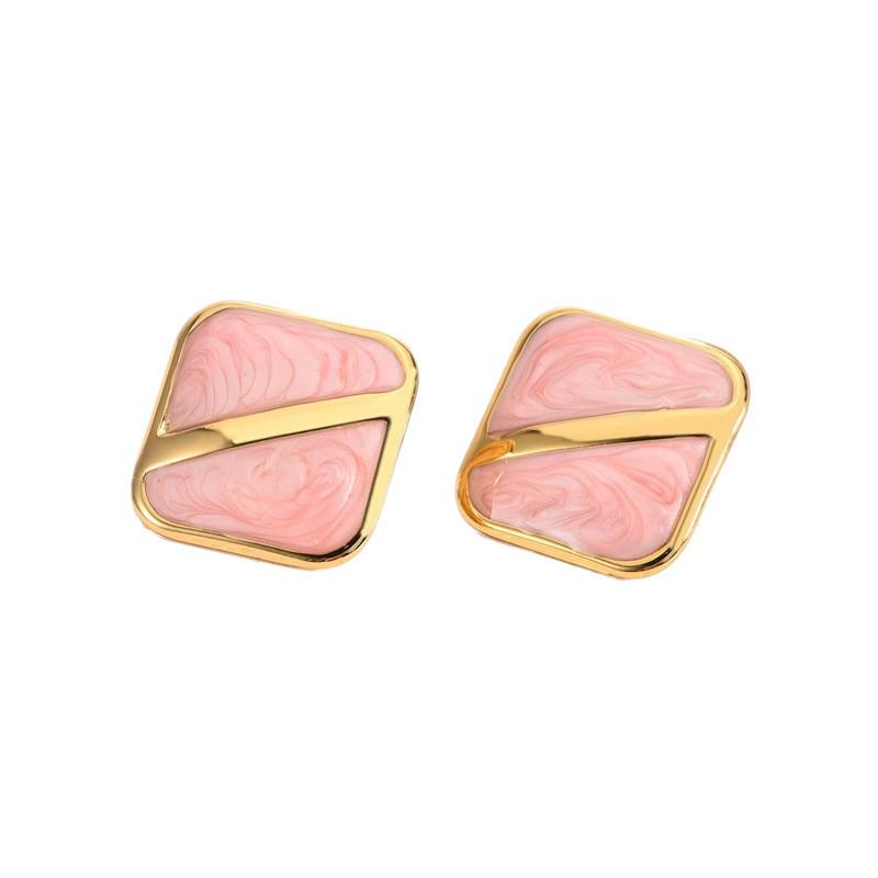 Elegant Irregular French Drop Earrings for Women - Titanium Stainless Steel Jewelry