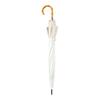 Moonbat Long Sun and Rain Light Heat UV White [Esta] Women's Parasol, Protection, Blocking, Blocking, Protection, Long, Striped, Cut-Apart Design,