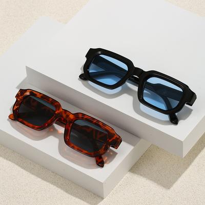 Herren Vintage Rechteckiger Rahmen Sonnenbrille Mode Retro Sonnenbrillen Luxus Marken Design UV400 Tönungen Brillen Damen Brillen