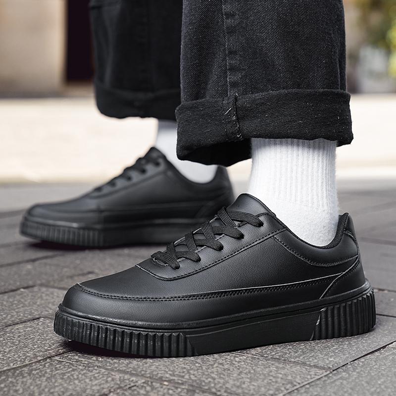 Men Skateboard Shoes Women White Sport Shoes Couple Black Wide Palm Basketball Shoes Large Size Sneakers