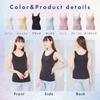 Beisia Tank Top with Camisole with Bra Top with Padded SARADEO Cool to the Loose Size S Cups, Cups, Bra, Camisole, Cooling, Refreshing, Quick-Drying,