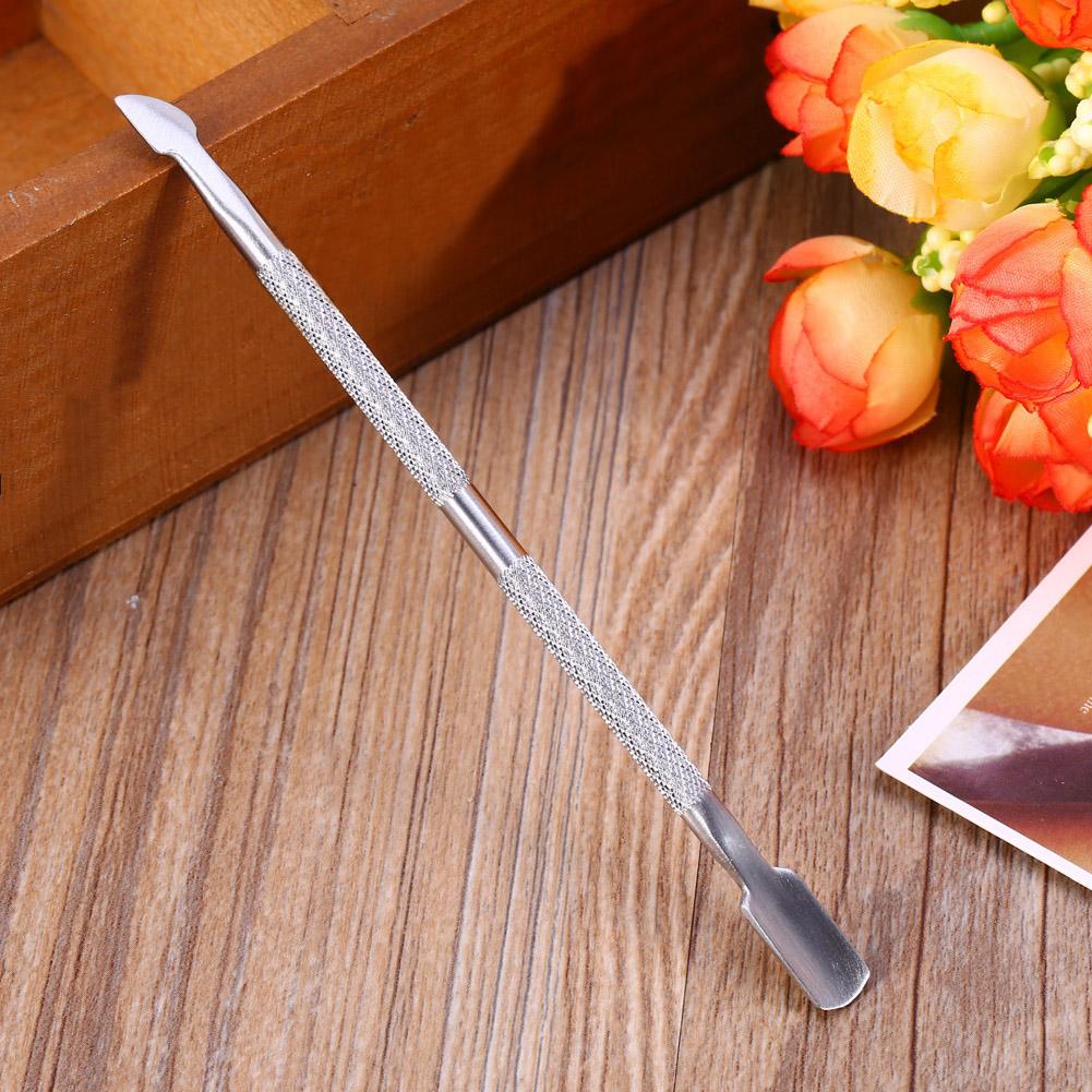 Stainless Steel Nail Cuticle Spoon Pusher Remover Cutter Nipper Clipper Kit New