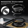 KEYSION Pouzdro s magnetickým prstenovým stojánkem otočným o 360° pro MagSafe pro Samsung Galaxy Z Flip 7 5G Kryt telefonu s pantem s ochranou displeje