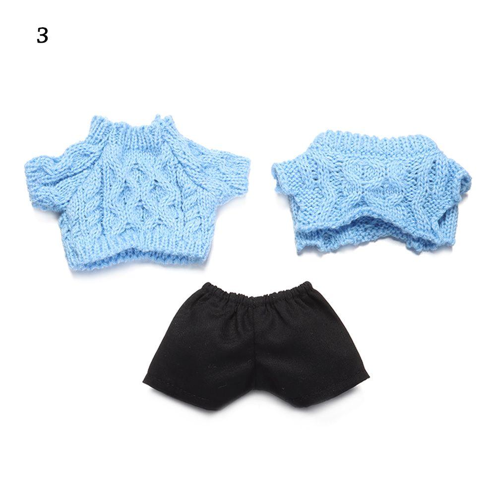 Accessories 20cm Doll Clothes Overalls Shorts Suit Knitted Sweater Clothes Dolls Cartoon Sweater