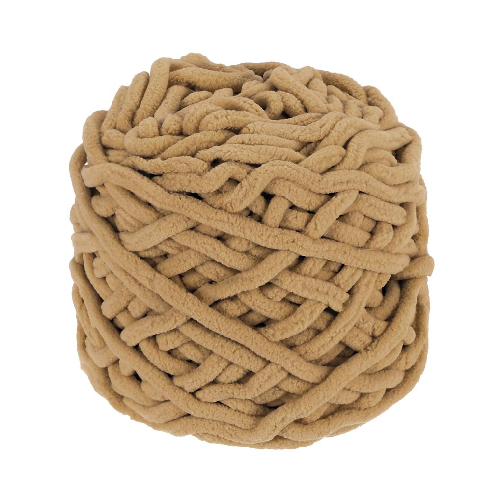Chenille Chunky Yarn Plush Bulky Thick Fluffy for Crochet Soft Velvet Blanket for Sweater Hand Knitting Crocheting 45 M/49 Yard