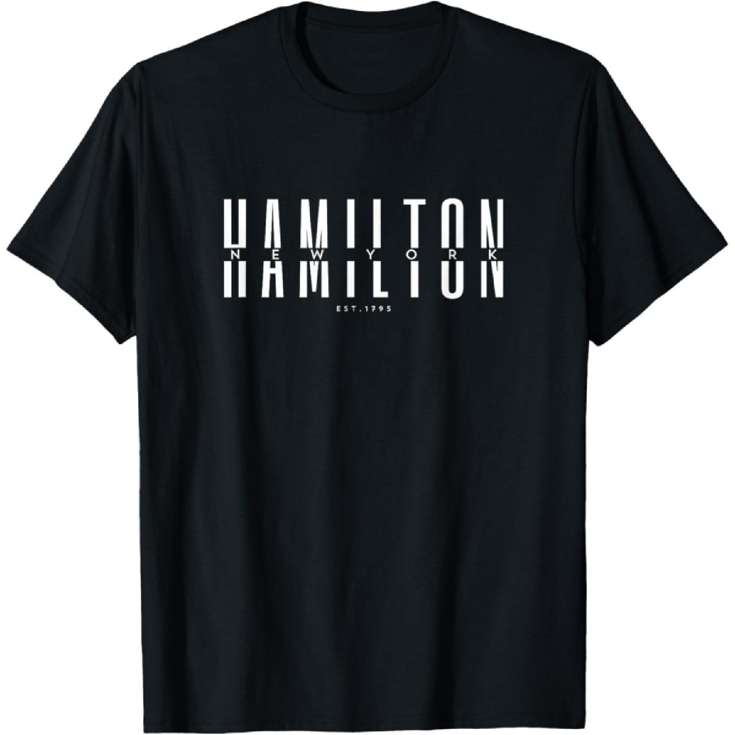 Hamilton New York Modern Minimalist Design T-Shirt(1) S