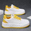 Casual sports hollow men's shoes summer new breathable punching fashion little white shoes personalized thick sole heightening shoes board shoes