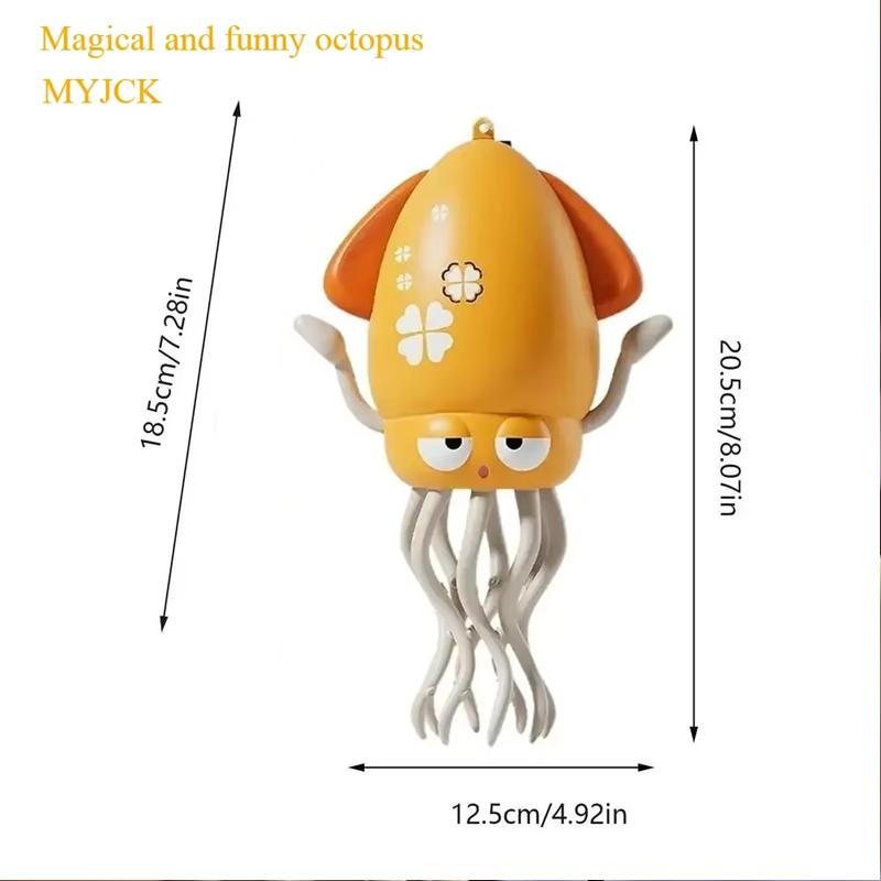Kids Induction Electric Octopus Pet Crawling Toys for Toddlers Electronic Musical Pets Toddler Moving Obstacle Avoidance Gifts