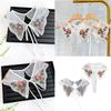 Embroidered Half Shirt Floral Collar Beads Spread Lapel Ancient Art Collar Sweet Shawl Floral Decorative Shawl