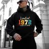 Retro 1972 Limited Edition Retro Fun New Fashion Men And Women Harajuku Y2k Casual Sports Outdoor Street Long Sleeved Pullover
