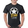 US Army 250. Jubiläum Bedrucktes T-Shirt Militärveteran Amerikanischer Stolz Herren Hochwertiges Baumwoll-T-Shirt Damen Mann Sommer Oberteile