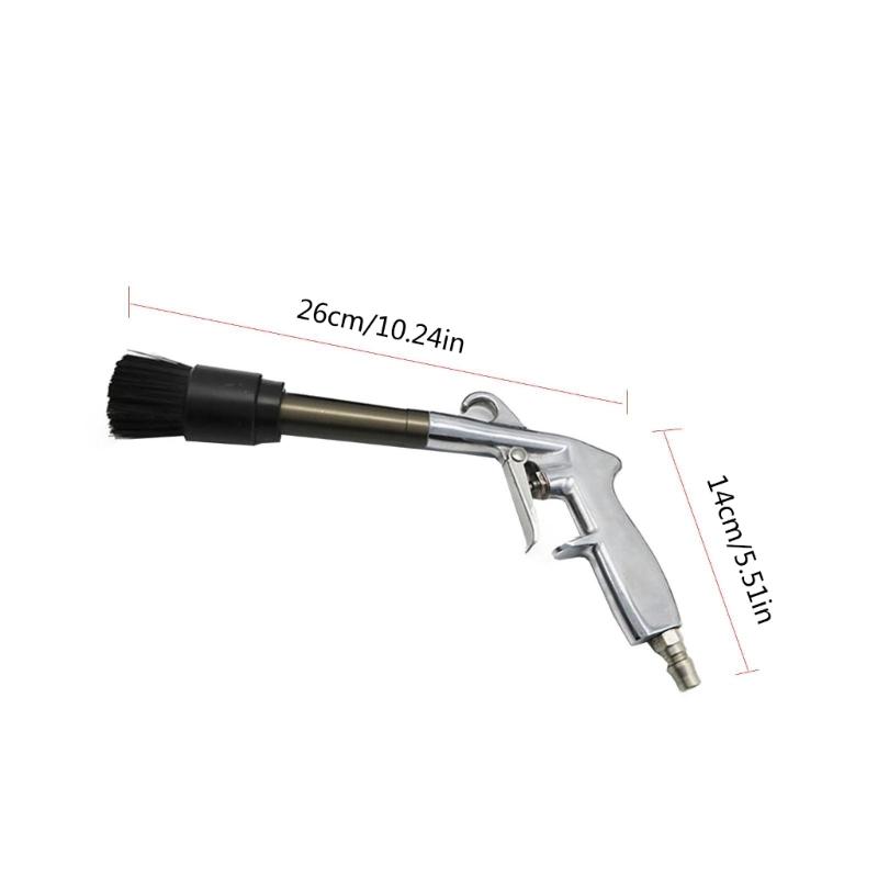 High Pressure Car Interior Cleaning Gun Automobile Detailing Cleaning Car Detailing Dry Washing Gun with Brush