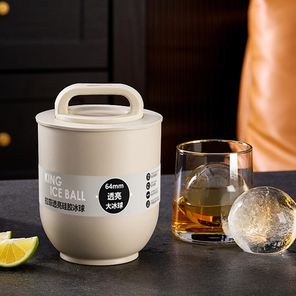 Velká silikonová forma na výrobu ledových koulí Všestranná forma na ledové koule Kulaté formy na výrobu ledu Pro výrobu dokonalých ledových koulí