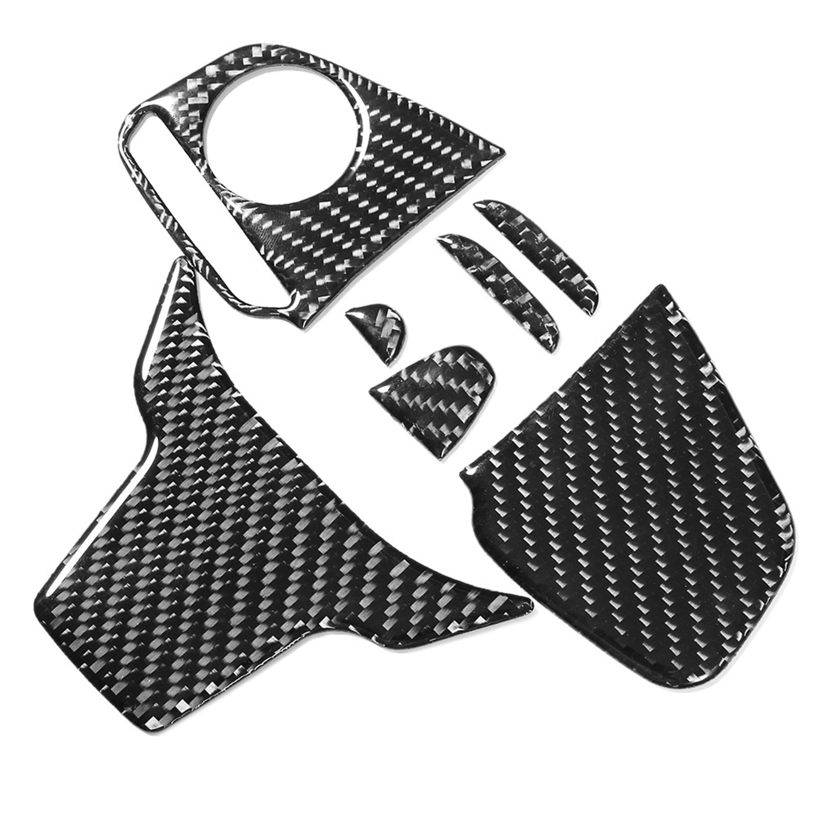 

Накладка на панель переключателей кнопок рулевого колеса из углеродного волокна подходит для Honda Civic 10-го поколения FCFK