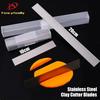 Fancyfamily 10cm/20cm Stainless Steel Clay Cutter Blades Pottery Cutter Handicraft DIY Polymer Clay Cutting Tools