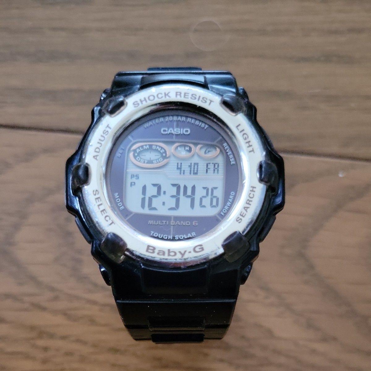 CASIO Baby-G BGR-3003 MULTI BAND 6 Radio Tough Solar Watch Black