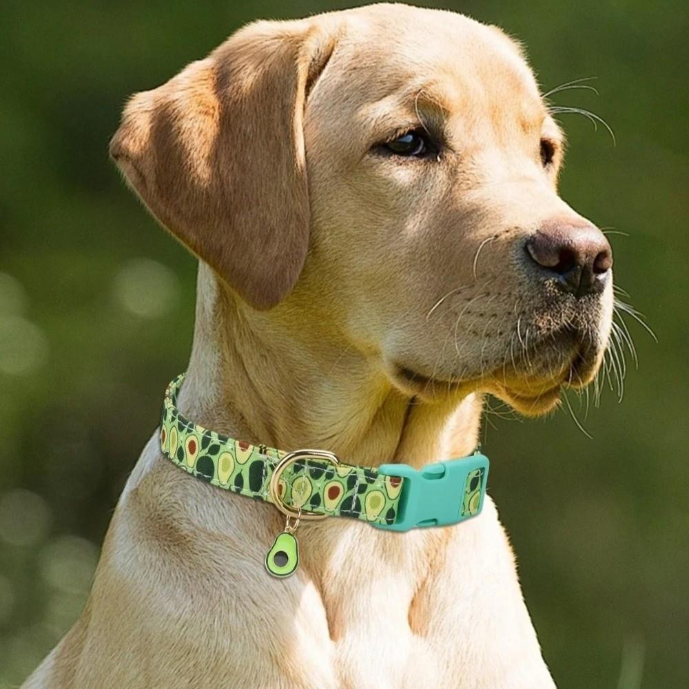 Soft Dog Strawberries Collar Fruit Print Cat Watermelon Collar Durable Pet Chain  Pet Accessories