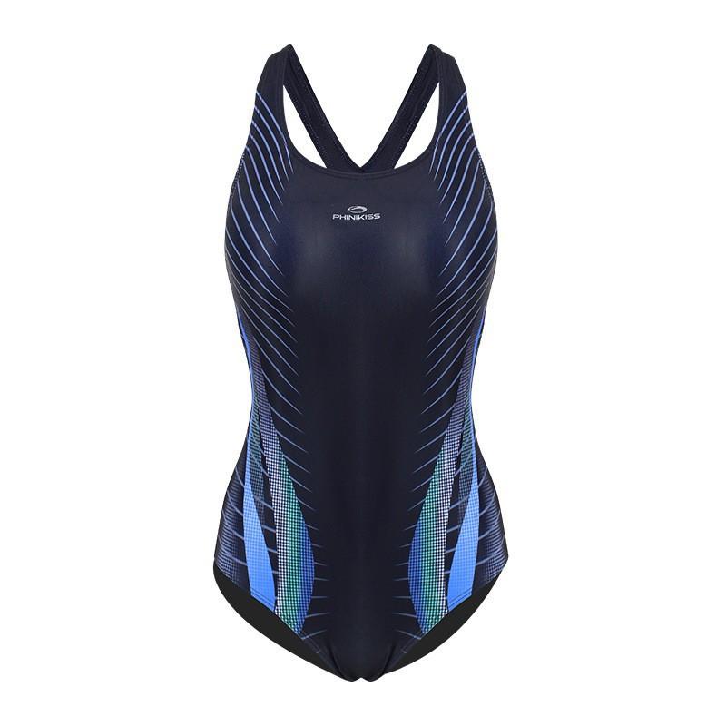 Costume da Bagno Taglia Grande Donna Sportivo da Gara Allenamento Intero Triangolo Sexy Copri Pancia Modellante Caldo Costume da Bagno