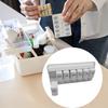 Weekly Pill Organizer Medicine Storage Box Moisture-Proof Design Compact Portable Pill Tablet Storage Case Protector