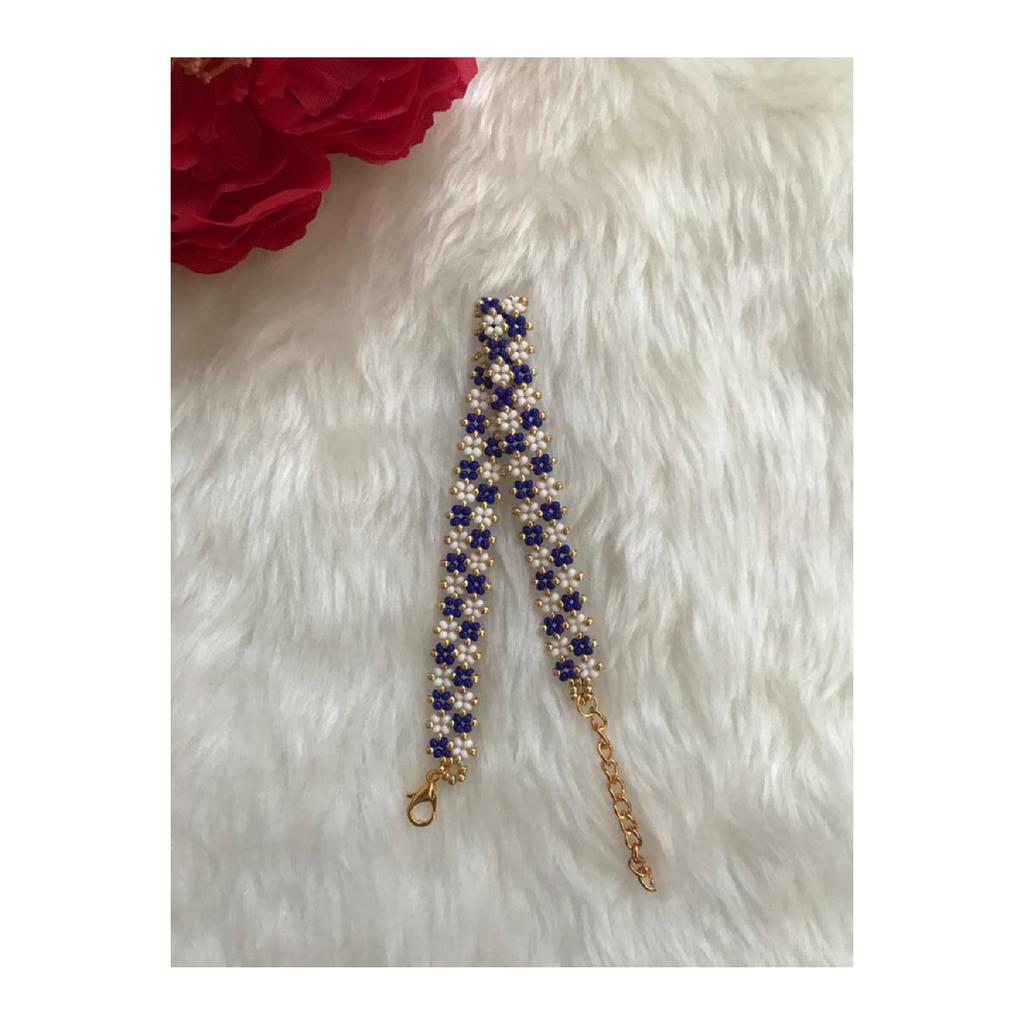 Abstrakte Goldsummenperlen