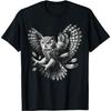 Owl Bird Art Animal Owl T-Shirt