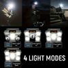 1pc Super Bright 3LED+6SMD Headlights USB Rechargeable Portable 4 Modes Night Flashlight for Outdoor Fishing Camping Adventure