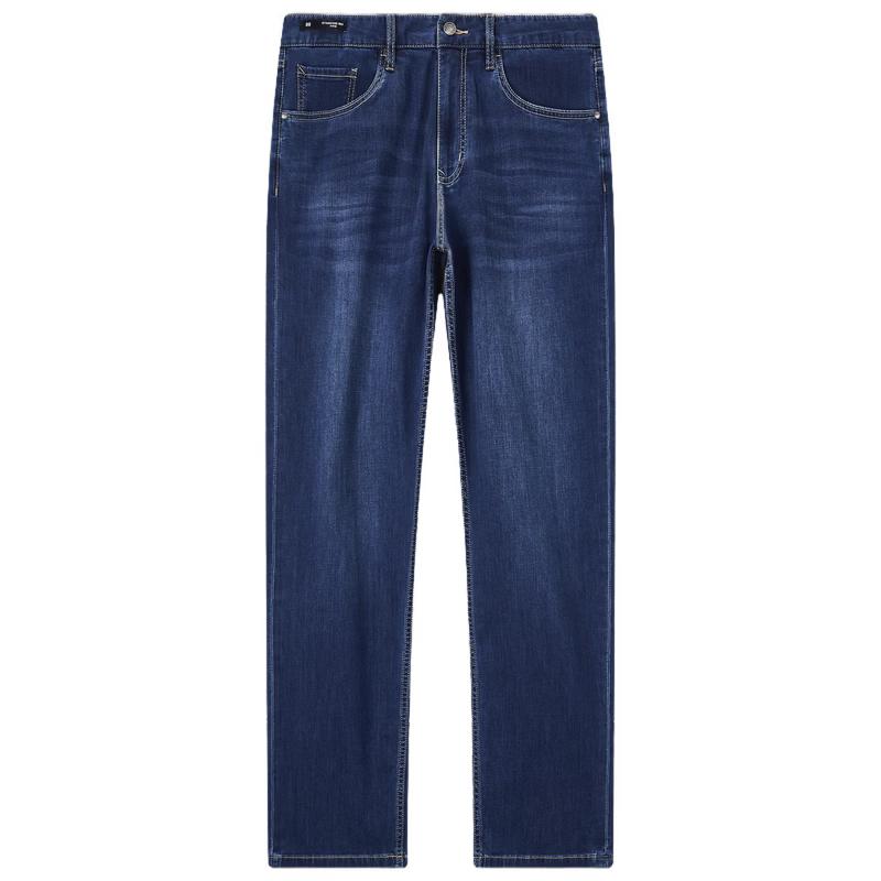 JOEONE Men's Cotton Tencel Straight-Leg Jeans