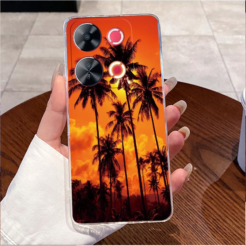 Case For Itel P65 P671L P 65 Casing Luxury Cute Love Heart Rabbit Funny Pattern Cover Clear TPU Silicone Soft Shell Phone Case