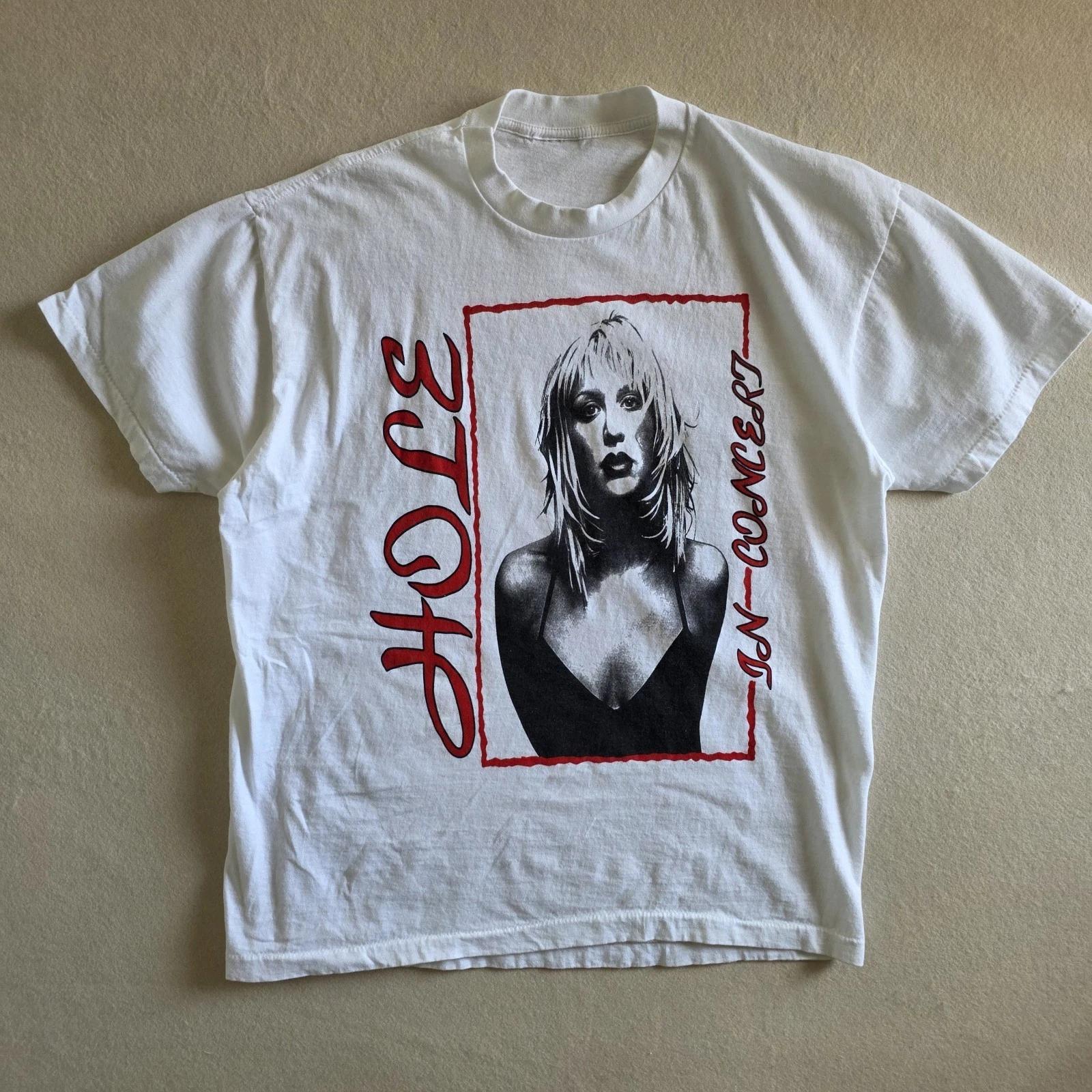 Hole Courtney Love Tour Tshirt L Large White M