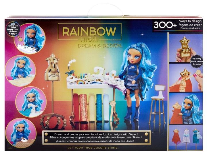 Salon Rainbow High Lalka Skyler Bradshaw 300 Kreacji 40 Akcesori 587514