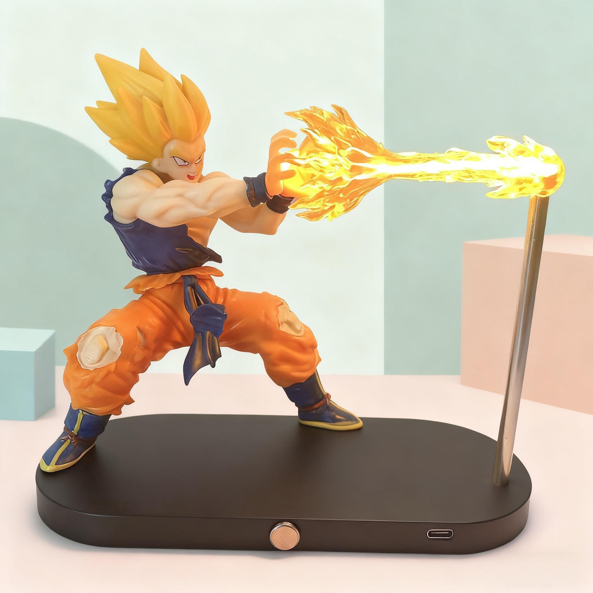 

Non-Toxic New Dragon Ball Goku Night Light Anime Model Doll For Tabletop Decorations Creative Night Light For Children Birthday Gifts