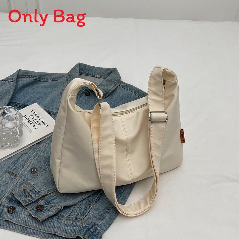 Oxford Cloth Saddle Bag For Women With Zipper Closure For Daily Use